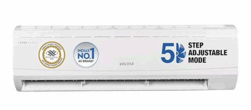 Voltas 2 Ton 5 Star, Inverter Split AC(Copper, 4-in-1 Adjustable Mode, Anti-dust Filter, 245V Vectra Plus, White)